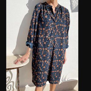 Two New York - Floral Dabu pocket dress